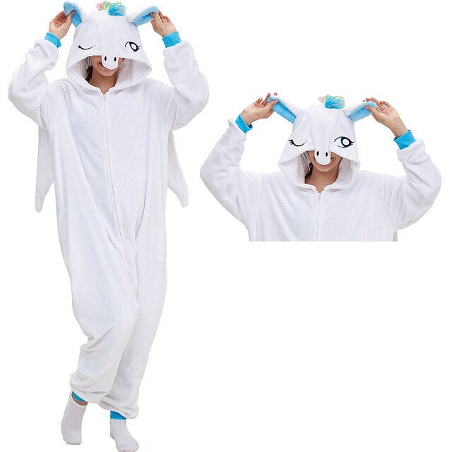 Adults' Character Nightwear Onesie Costume Carnival Costume Unicorn Dog Onesie Pajamas Kigurumi Pajamas Funny Costume For Men and Women Carnival Cartoon4