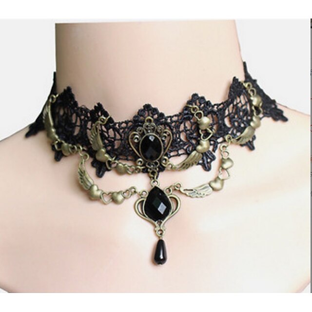 Harajuku Dark Lolita Gothic Steam Punk Choker Necklace main image 1