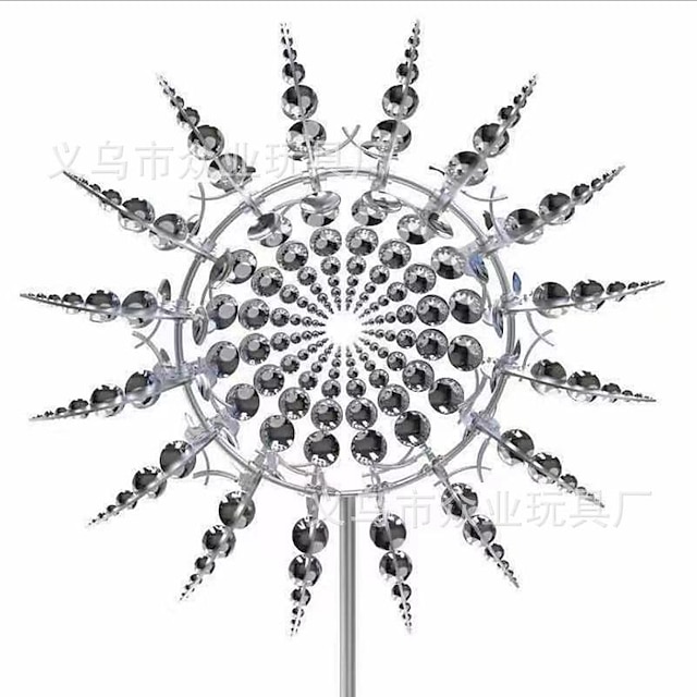 Escultura De Vento Cinético Quintal Moinho De Vento Jardim | Frete Grátis - Foto 6