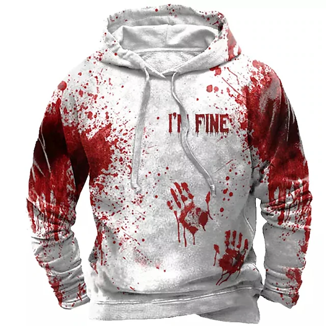 Men's Graphic Prints Hoodie Hoodies Sweatshirt Streetwear Designer Long Sleeve Hooded Daily Sports 1 2 Print Spring & Fall Designer 5