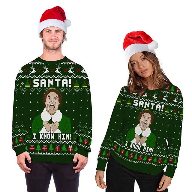Snowman Ugly Christmas Sweater / Sweatshirt Pullover Men's Women's ...