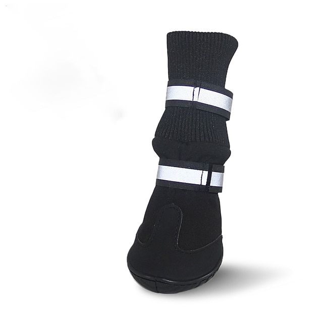 Pet Dog Shoes High Top Waterproof Antiskid Wearresistant Winter Shoes