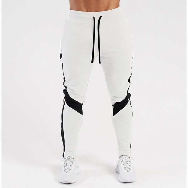 Men's Drawstring Solid Color Joggers