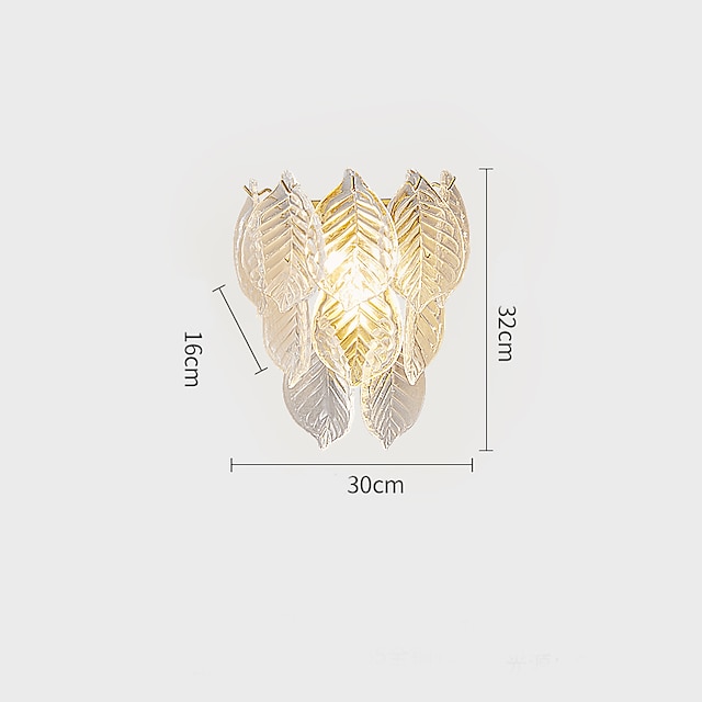  Aplique de perete de interior în stil nordic modern de cristal pentru cameră de zi, 220-240v