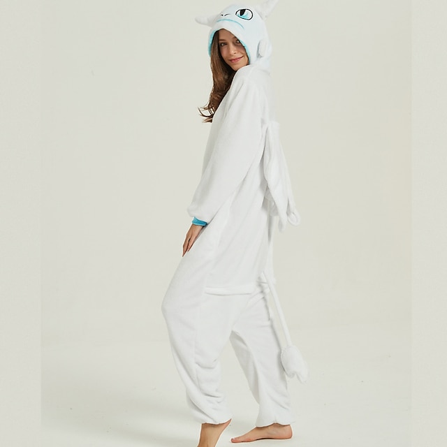  Carnaval Animal Vêtements de Nuit Costume grenouillère Costume de Carnaval Dragon Combinaison de Pyjamas Pyjamas Kigurumi Déguisement drôle Pour Adulte Hommes et Femmes Noël Carnaval Dessin animé