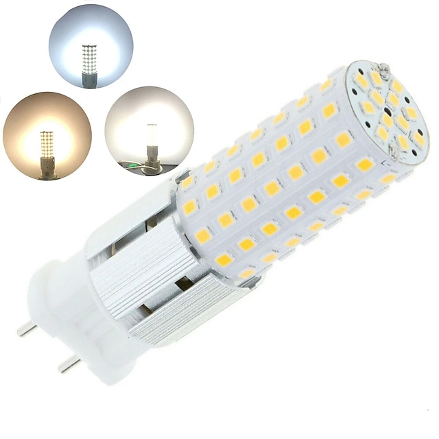  luci di mais a led opzionale 1/2 pz g12 15 w 96 led perline smd 2835 1500 lm bianco caldo bianco naturale bianco lampadina a risparmio energetico e rispettosa dell'ambiente fonte di illuminazione