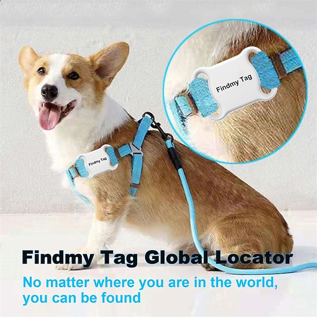  New Mini GPS Tracking Locator, Small Portable Bluetooth Intelligent Anti-Lost Device for Luggages/Kid/Pet/Cat/Dog, Dog Paw Design Waterproof Bluetooth Alarms Device