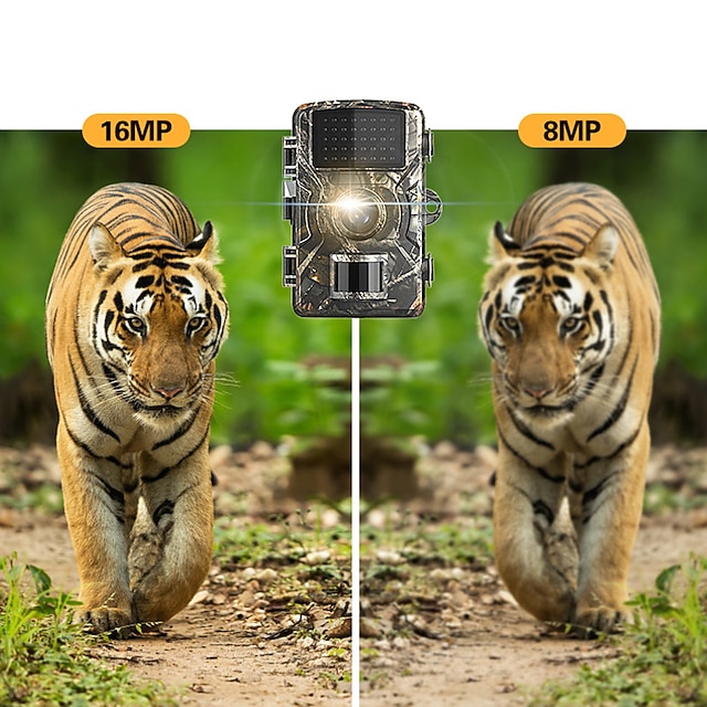 DL001 Hunting Trail Camera 16MP 1080P Wildlife Scouting Camera with 12M