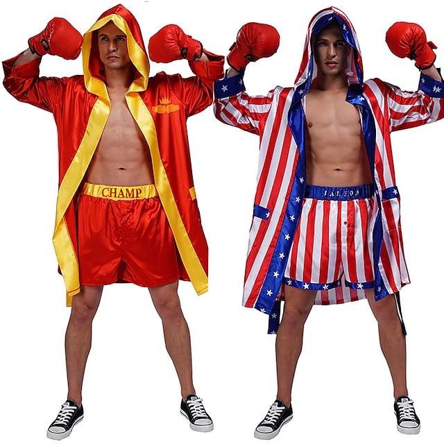 Boxer Couples' Costumes Men's Movie Cosplay Cosplay Halloween Yellow ...