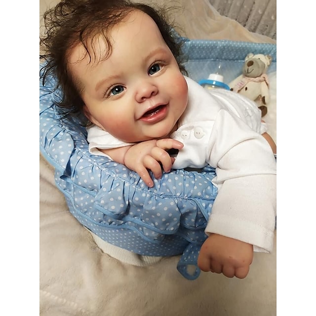  17 ιντσών αναγεννημένη κούκλα μωρό & νήπιο παιχνίδι αναγεννημένο κούκλα νήπιο κούκλα αναγεννημένο μωρό αγοράκι αναγεννημένο μωρό κούκλα levi νεογέννητο ρεαλιστικό δώρο χειροποίητο μη τοξικό βινύλιο