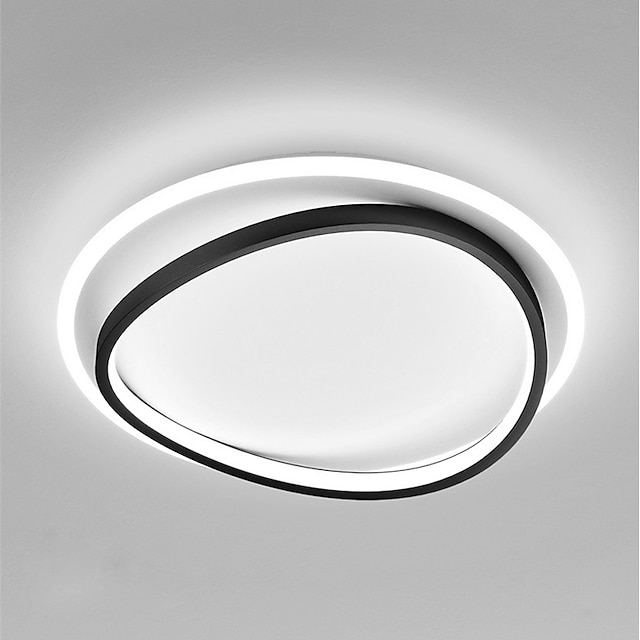  led plafondlamp cirkel rond ontwerp inbouw plafondlampen 6000k led-plafondverlichting, plafonddecoratie verlichtingsarmaturen, 50 cm led-lamp voor thuis& kantoor 110-240v