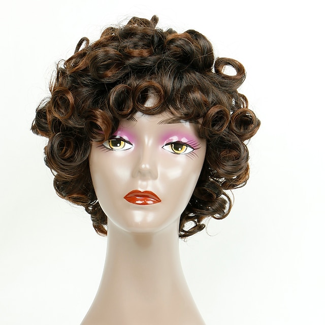 Synthetic Wig Loose Wave Short Bob Wig 8 inch Ombre Black / Medium ...