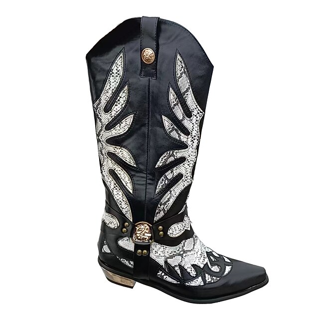 Men's Cowboy Boots Vintage Western Boots Cavender's/Tecovas Boots Mid