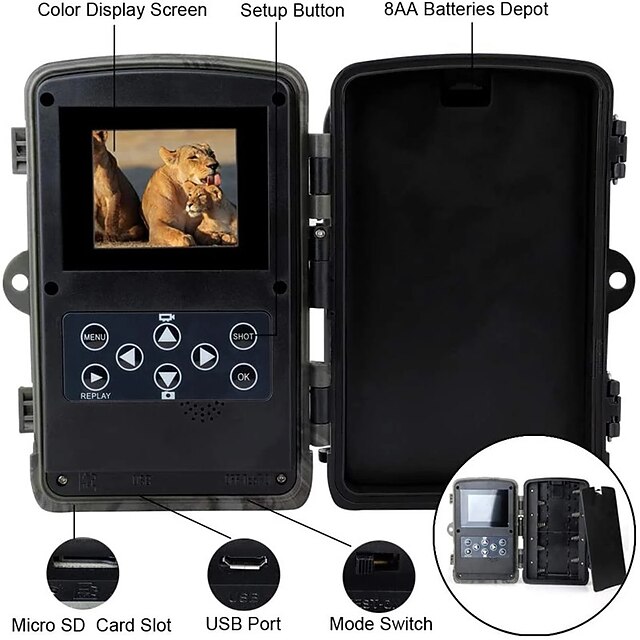 Tracking Camera HC801A Outdoor Motion Hunting Camera Motion Triggers