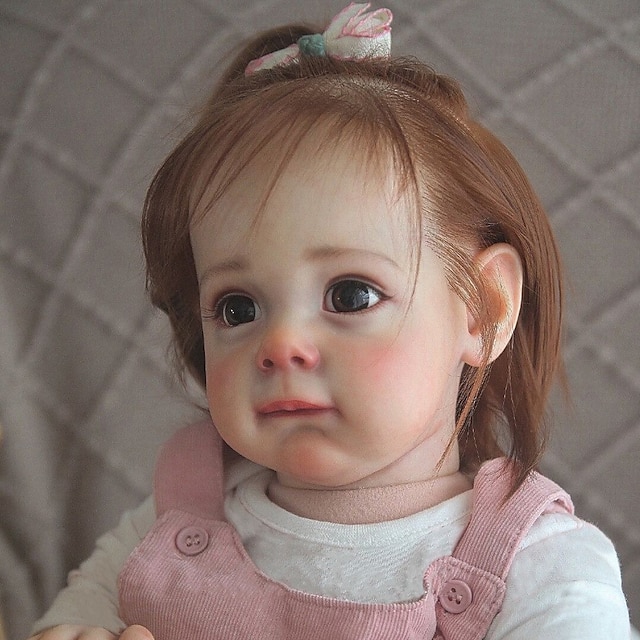  23inch Reborn Doll Baby & Toddler Toy Reborn Toddler Doll Doll Reborn Baby Doll Baby Baby Boy Reborn Baby Doll Levi Newborn lifelike Gift Hand Made Non Toxic Vinyl Silicone Vinyl with Clothes