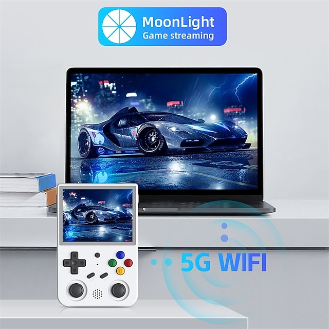 Anbernic New RG353V 3.5-inch IPS Game Console Support built-in WIFI online  fighting RK3566 Android Linux system Game Player