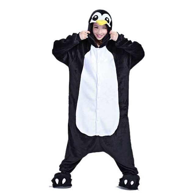  Adults' Character Nightwear Onesie Costume Carnival Costume Penguin Onesie Pajamas Kigurumi Pajamas Funny Costume For Men and Women Carnival Cartoon