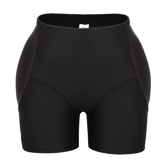 Women's Shorts Elastic Waist Hip Lift Up Solid / Plain Color ...
