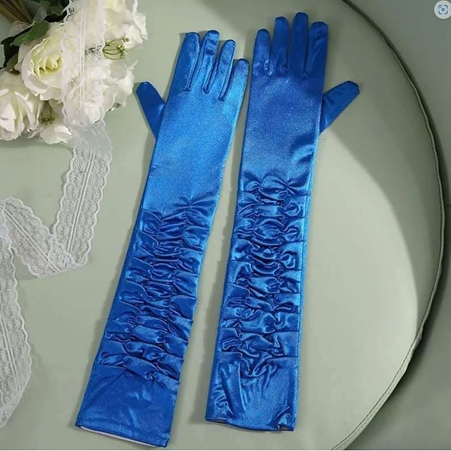 Black Lace 1920s Gatsby Party Gloves