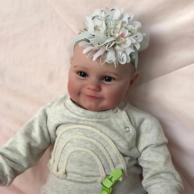 20 inch Reborn Baby Doll Full Body Silicone Waterproof Reborn Maddie ...