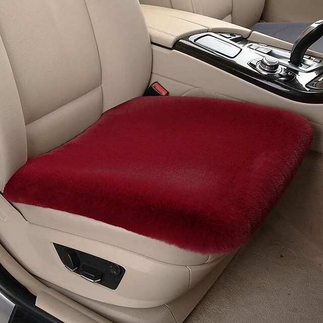 Car Seat Cushion Comfort Auto Seat Pad Fluffy Soft Warm Office Chair