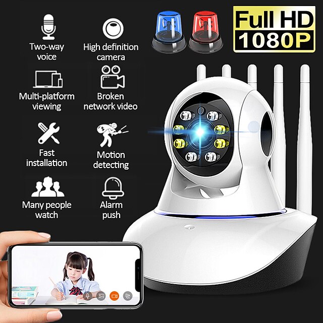 1080P YI IOT WiFi IP Camera Night Vision Smart Home Camera Wide View