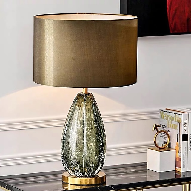 dark green bedside lamps