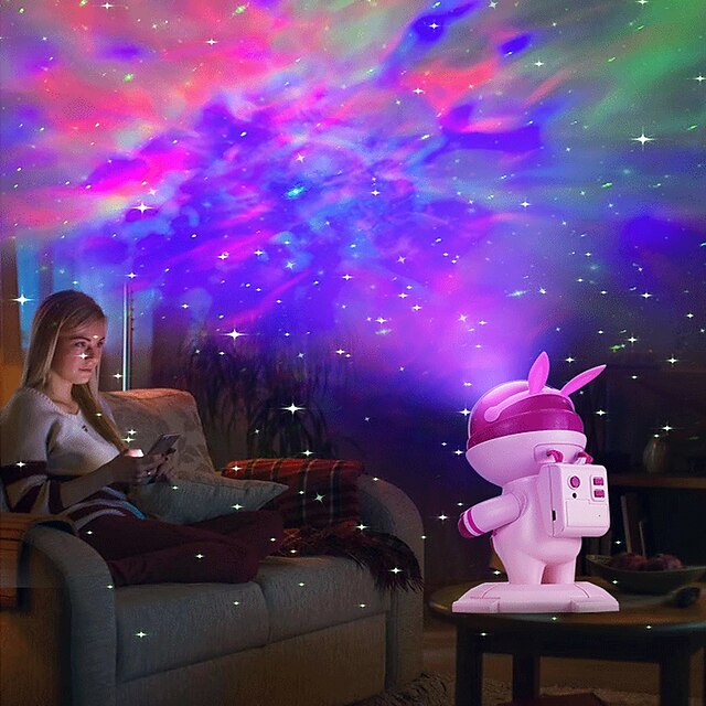  Astronaut Projector Starry Sky Galaxy Stars Projector Night Light LED Lamp For Room Decor Children Bedroom Decoration