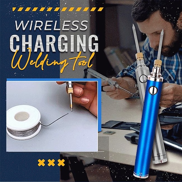  Portable mini fer à souder électrique usb rechargeable stylo de soudage 5 v basse tension fer électrique soudage ensemble d'outils de réparation 8 w