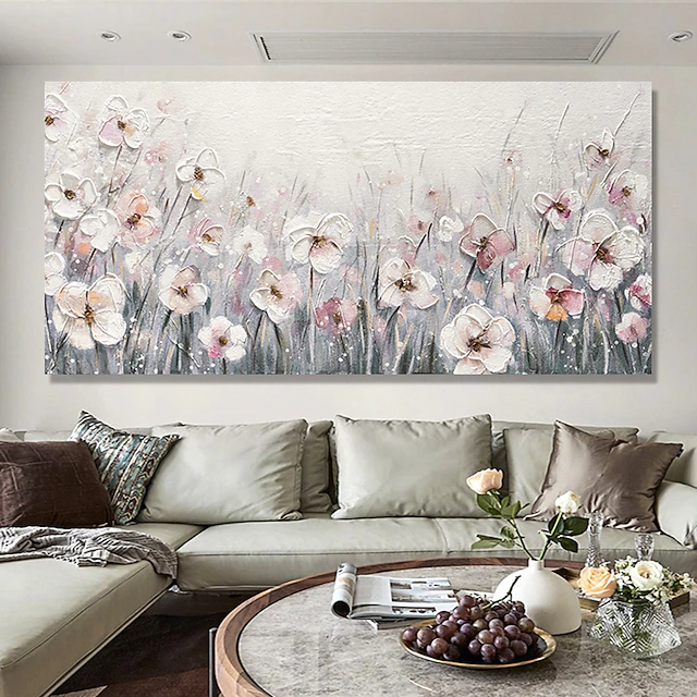 Handmade Oil Painting Hand Painted Vertical Abstract Contemporary Modern Rolled Canvas (No Frame) 7