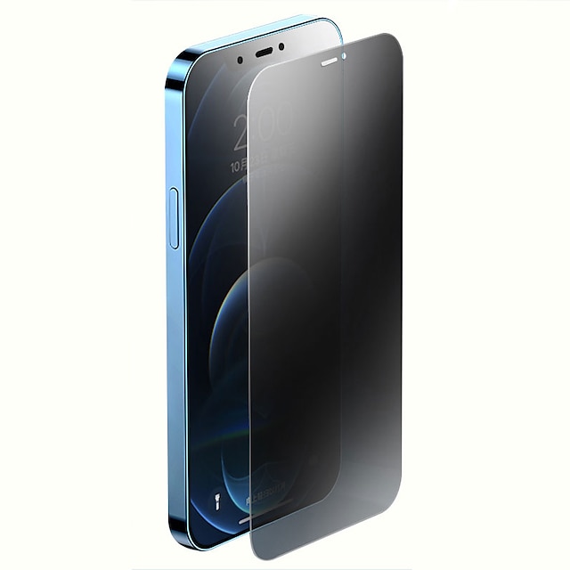  [2 Pack] Schutzfolie Für Apple iPhone 15 Pro Max Plus iPhone 14 13 12 11 Pro Max Mini X XR XS Max 8 7 Plus Hartglas Datenschutz Anti - Spionage 9H Härtegrad Anti-Fingerprint Kompatibel mit 3D