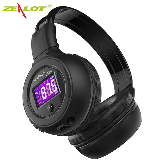  ZEALOT B570 Auricular sobre la oreja Sobre oreja Bluetooth5.0 Tarjeta TF Micrófono Incorporado para Apple Samsung Huawei Xiaomi MI Teléfono Móvil