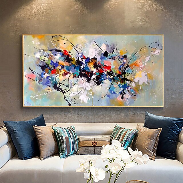 Handmade Oil Painting Canvas Wall Art Decoration Modern Abstract for ...