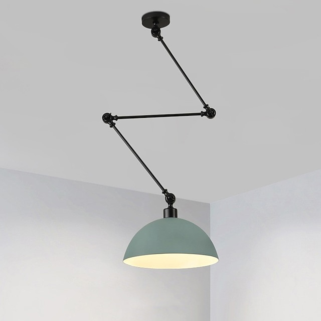 LED Pendant Light, Macaron Pole Rocker Arm Chandelier 30 cm 3000K E27 1 ...