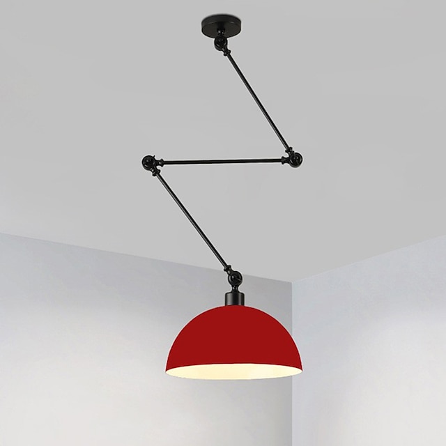 LED Pendant Light, Macaron Pole Rocker Arm Chandelier 30 cm 3000K E27 1 ...