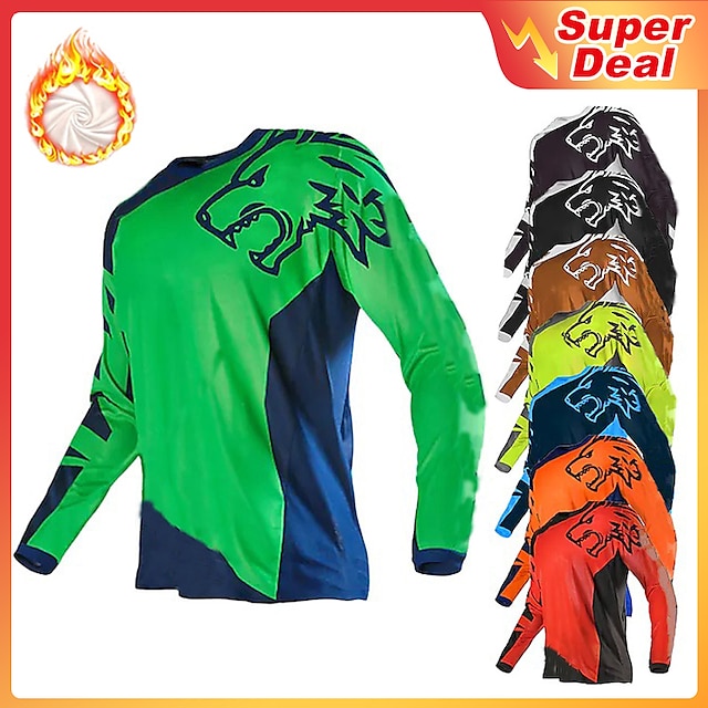21Grams Men's Long Sleeve Cycling Jersey (various colors/sizes)
