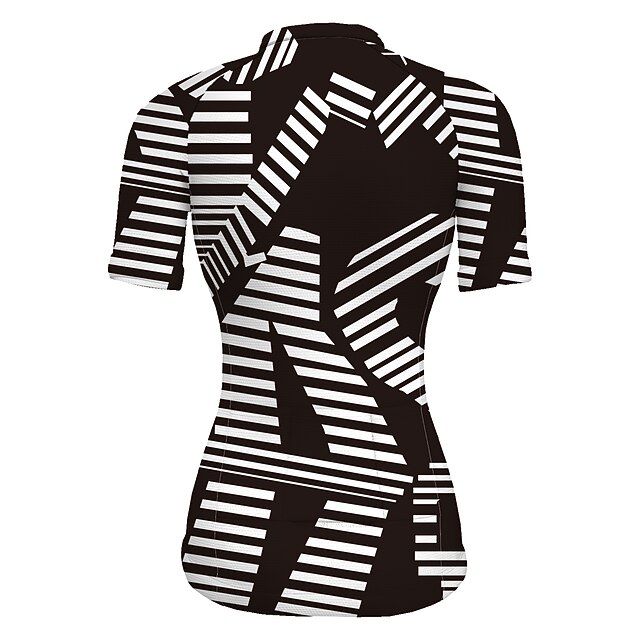 21Grams Women's Cycling Jersey Short Sleeve Bike Top with 3 Rear Pockets