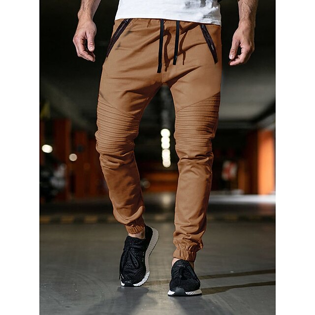 Men's Joggers Sweatpants Drawstring Beam Foot Pants / Trousers Thermal ...