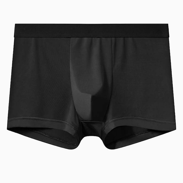 Men's 6 Pack Underwear Basic Panties Boxers Underwear Briefs Ice Silk ...