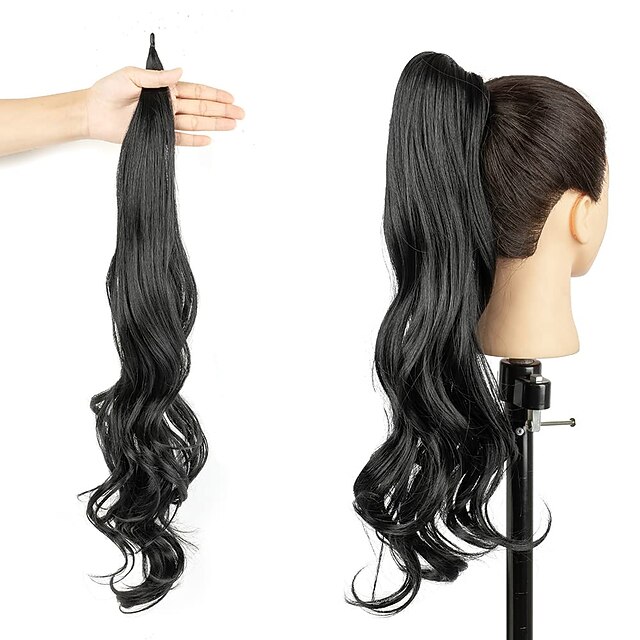Ponytail Extension 32 Inch Flexible Wrap Around Ponytail Hair Curly
