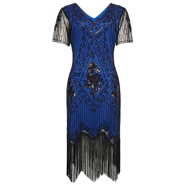 Roaring 20s 1920s Cocktail Dress Flapper Dress Dress Masquerade The ...