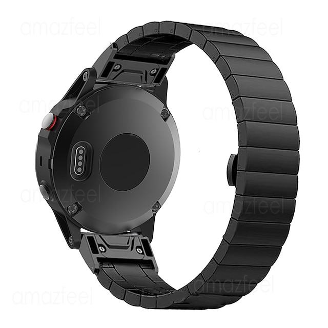  Cinturino per orologio  per Garmin MARQ Descent G1 Fenix 7 Sapphire Solar / 6 Pro / 5 Plus Forerunner 935 945 Fenix 7X / 6X / 5X / 3 Sapphire Fenix 6X Pro / 5X Plus / 3 HR Acciaio inossidabile