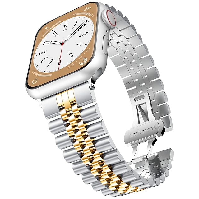  צמיד חוליות מותאם ל רצועת השעון של Apple Watch 38 מ
