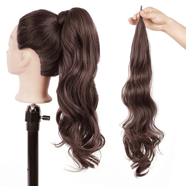 32 Inch Flexible Wrap Around PonyTail Hair Synthetic Ponytail Hair