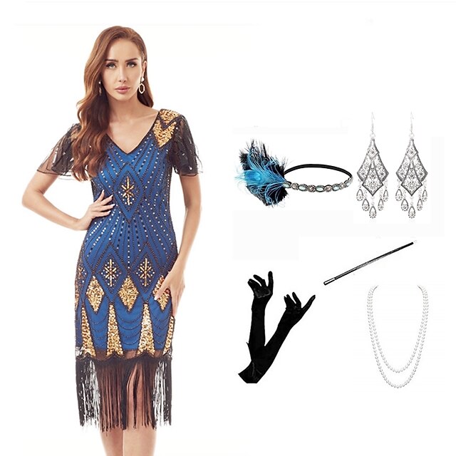 Vintage Inspired The Great Gatsby Flapper Dress Dress Outfits Party