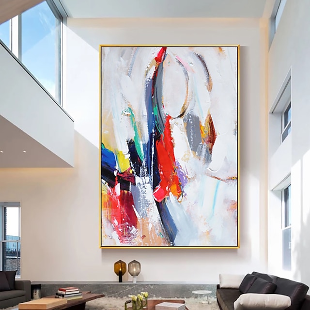  ruční olejomalba plátno nástěnné umění dekorace moderní abstraktní pro domácí výzdobu válcované bezrámové nenatažené malby