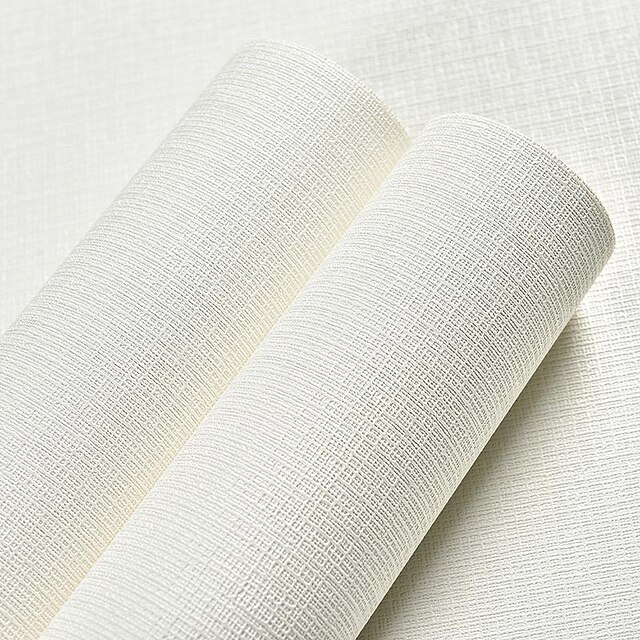  enfärgad tapet vattentät enfärgad duk självhäftande väggbeklädnad för sovrum vardagsrum väggdekal 53x1000cm / 20.87''x393.7''