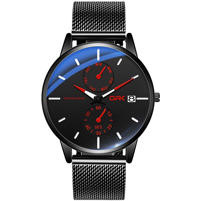 OPK Brand Wrist Watch Quartz Watch for Men Analog Quartz Sporty Luminous Stylish Casual
