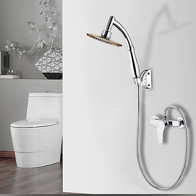  haute pression pommeau de douche support tuyau ensemble réglage à 360 degrés économie d'eau pommeau de douche à main buse de bain spa précipitations turbo pommeau de douche ensemble pour salle de bain