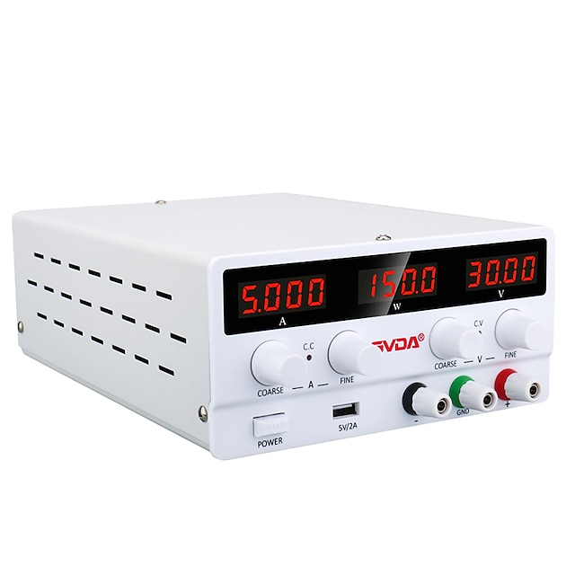  GVDA 220V Digital Adjustable DC Power Supply 30/60V 5/10A Regulated Laboratory Switching Power Supply Voltage Regulator Stabilizer Switch